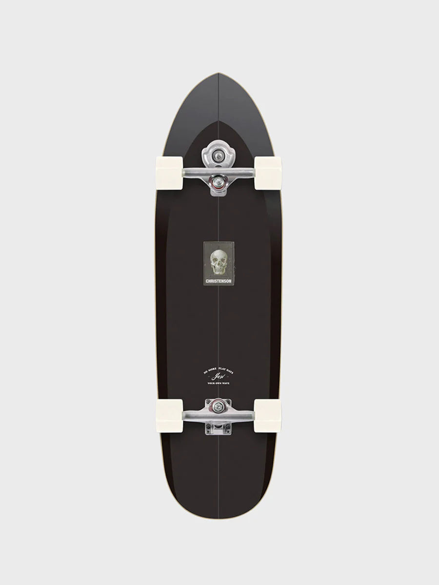 Yow Hole Shot 33.85" Christenson X Yow Surf Skate Trainer - Black - Star Surf + Skate