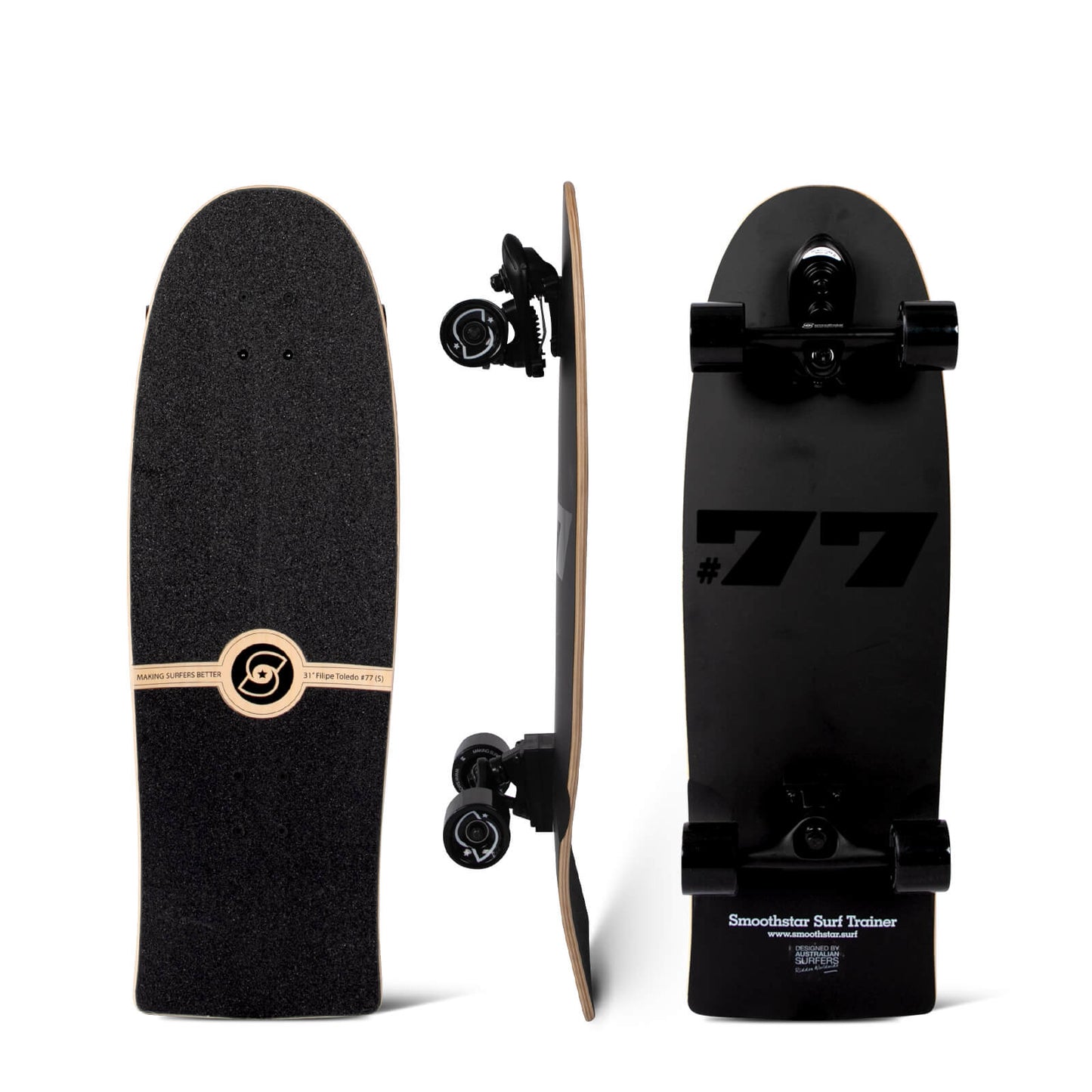 SMOOTHSTAR FILIPE TOLEDO #77 31" THD (S) SURF TRAINER - Star Surf + Skate