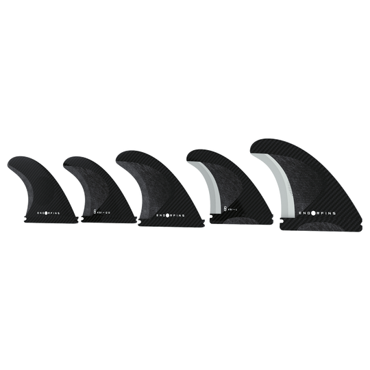 ENDORFIN KS 1 - 5 FIN PACK - FITS FUTURES PLUGS - Star Surf + Skate