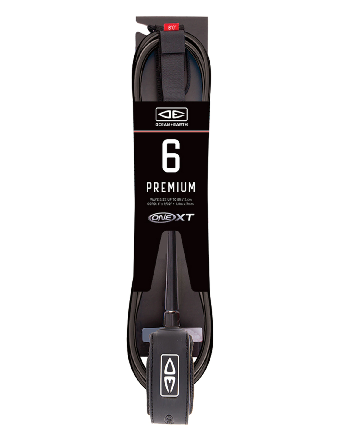 O&E ONE XT PREMIUM 6'0" LEASH - Star Surf + Skate