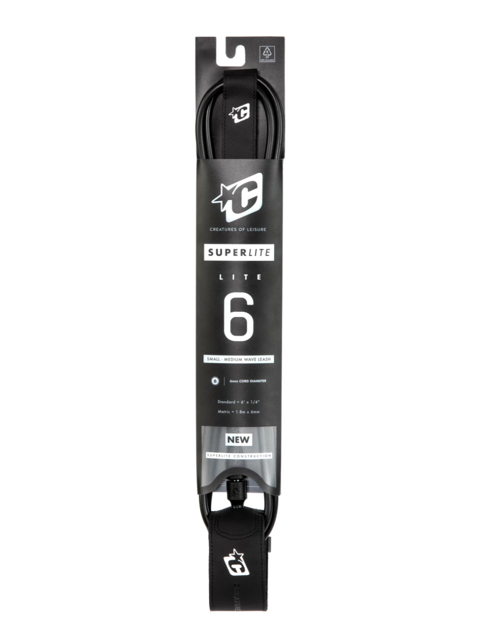 CREATURES SUPERLITE PRO 6 LEASH - Star Surf + Skate