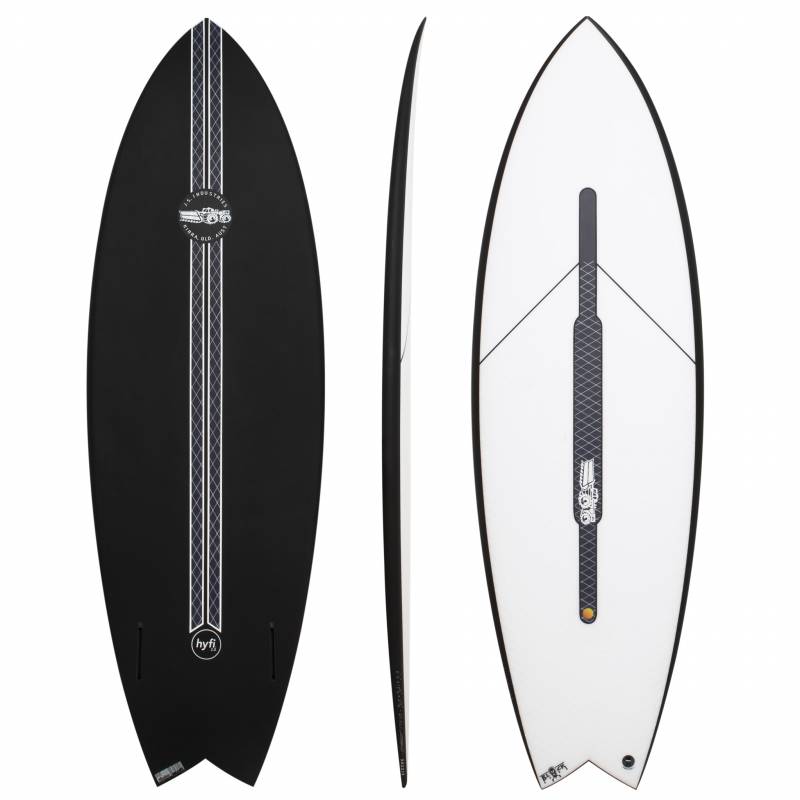 JS HYFI 2.0 BLACK BARON TWIN FIN - Star Surf + Skate