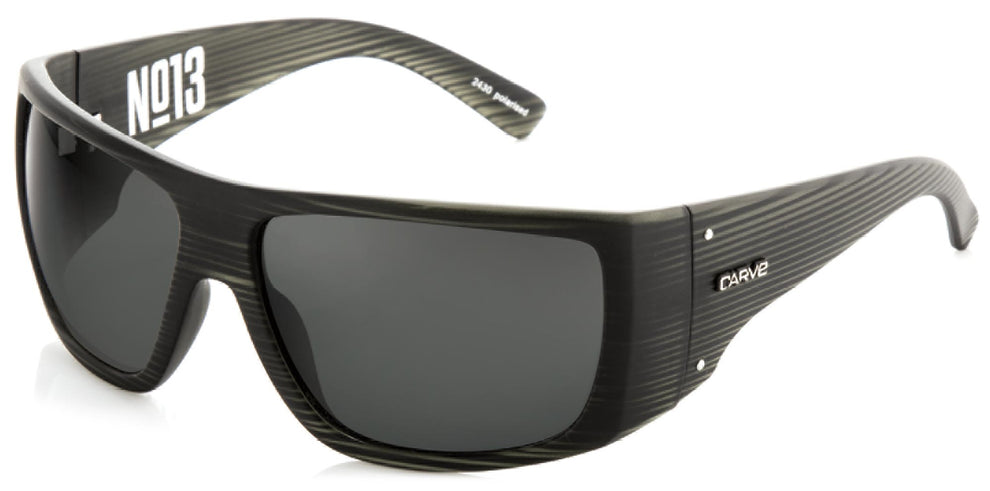 Carve No.13 Matt Black Streak / Polarised - Star Surf + Skate