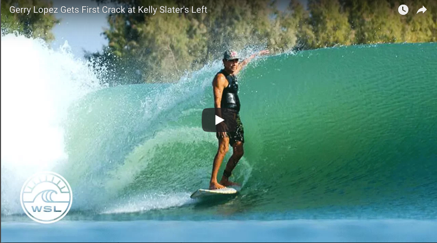 Gerry Lopez Gets First Crack at Kelly Slaters Left in the Wave Pool