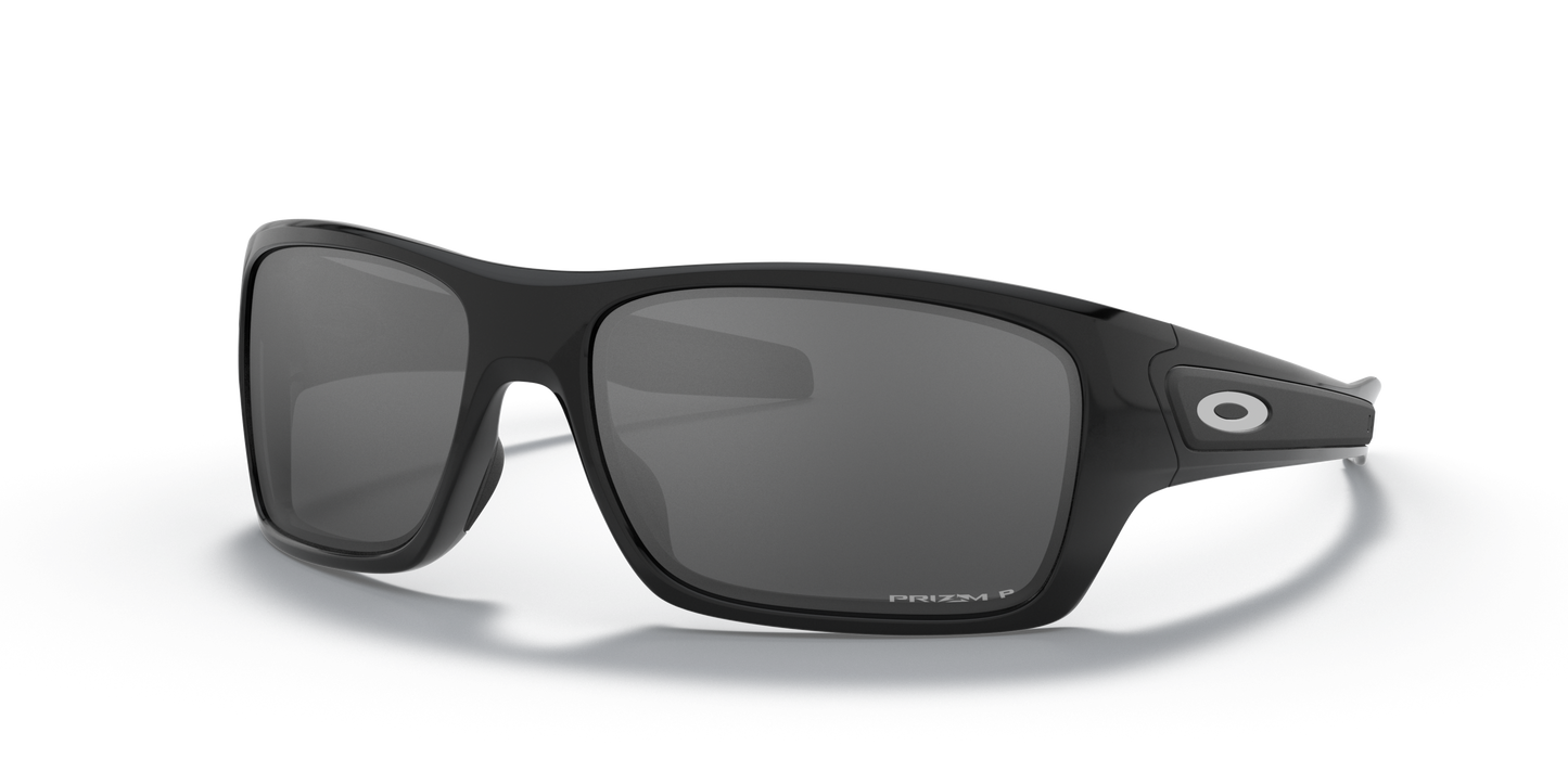 Oakley Turbine Polished Black W/Prizm Black Polarized - Star Surf + Skate