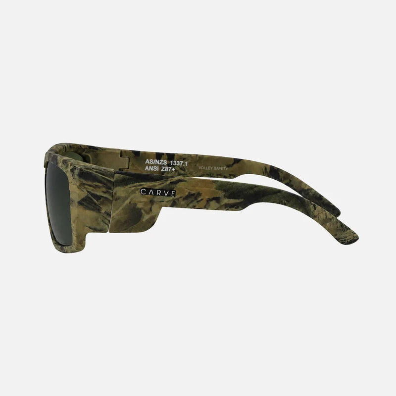 Carve Volley Safety Camo Frame - Grey Polarized Lens