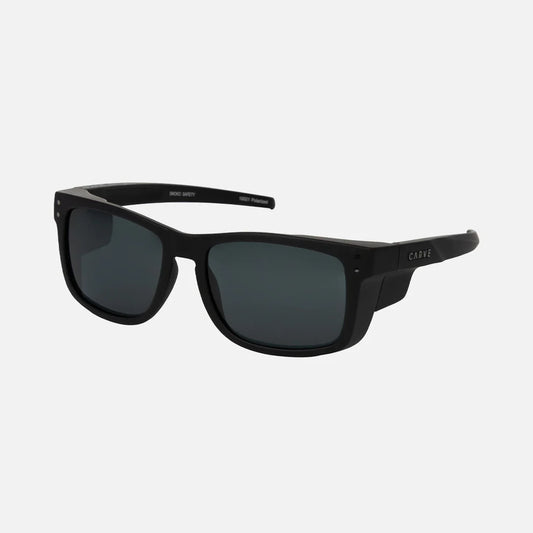 Carve Smoko Safety - Matt Black/Grey Polarized Lens - Star Surf + Skate