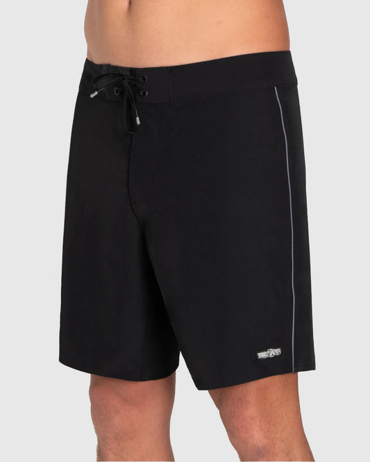 JS Stringer Boardshort - Black/Grey - Star Surf + Skate