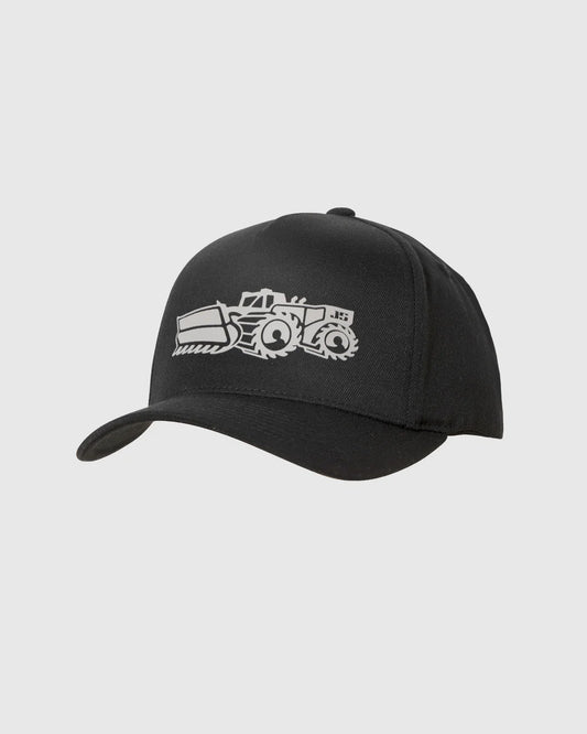 JS Traktor Snapback Cap - Black - Star Surf + Skate