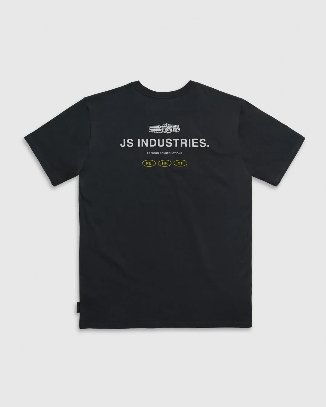 JS Construction SS Tee - Washed Black