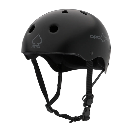 Pro Tec Classic Skate Helmet - Matte Black - Star Surf + Skate
