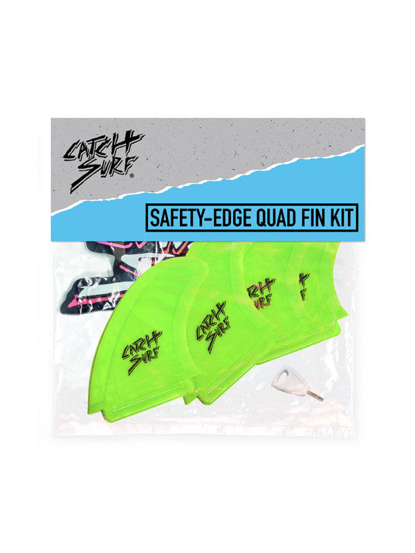 Catch Surf Safety Edge Tri Fin Lit - Lime 21 - Star Surf + Skate