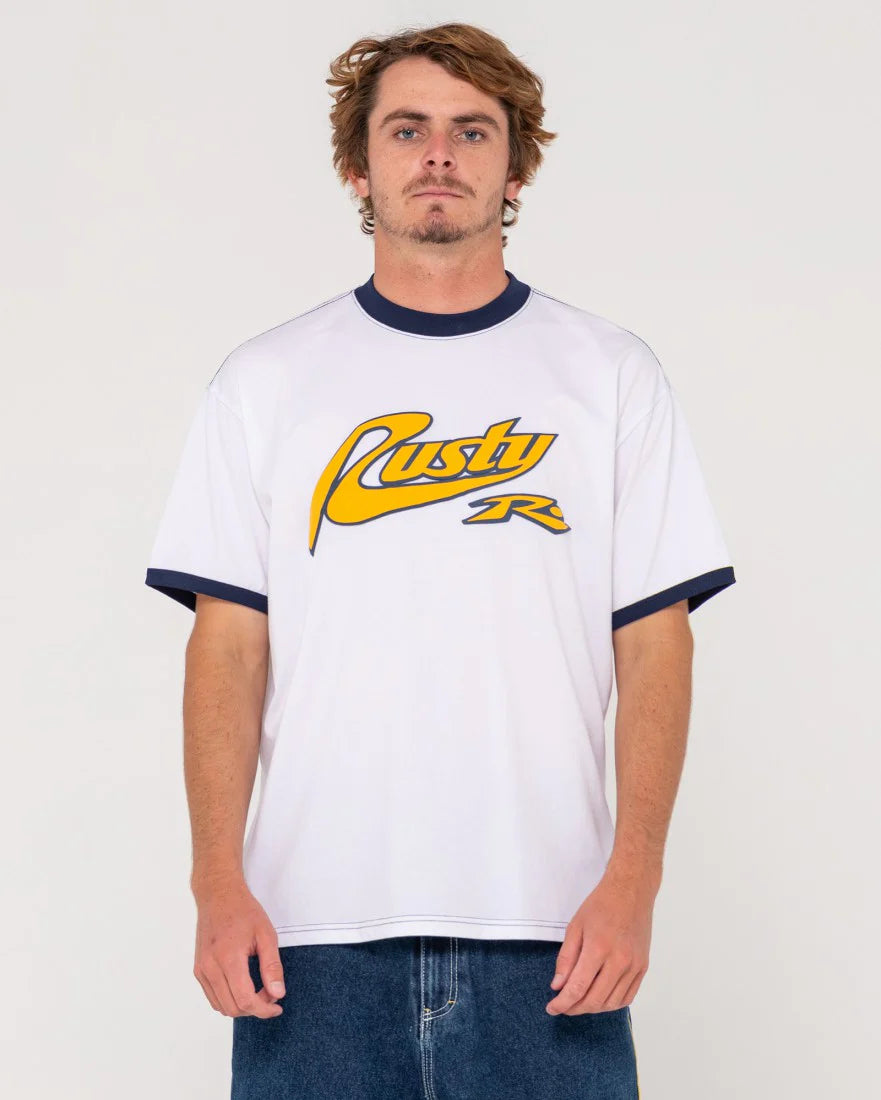 Rusty Dropout Ringer SS Tee - Star Surf + Skate