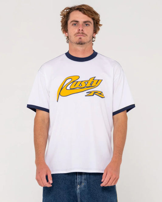 Rusty Dropout Ringer SS Tee - Star Surf + Skate