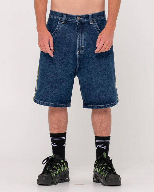 Rusty Flip Daddy 2.0 Jean Short - Star Surf + Skate