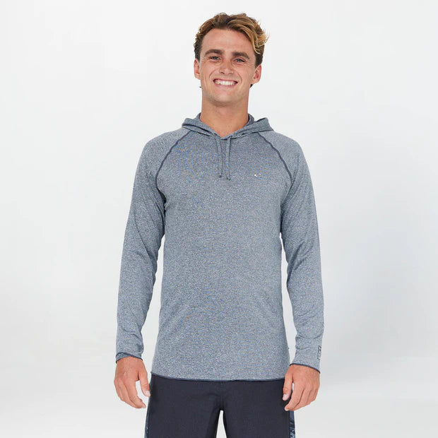 O'Neill 24/7 Hybrid UV L/S Surf Hoody - Graphite - Star Surf + Skate