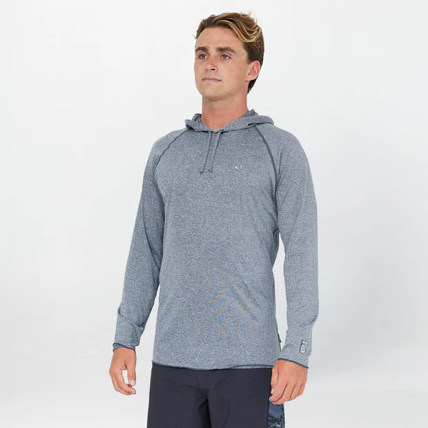 O'Neill 24/7 Hybrid UV L/S Surf Hoody - Graphite - Star Surf + Skate