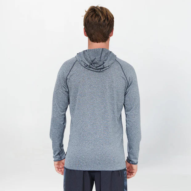 O'Neill 24/7 Hybrid UV L/S Surf Hoody - Graphite - Star Surf + Skate