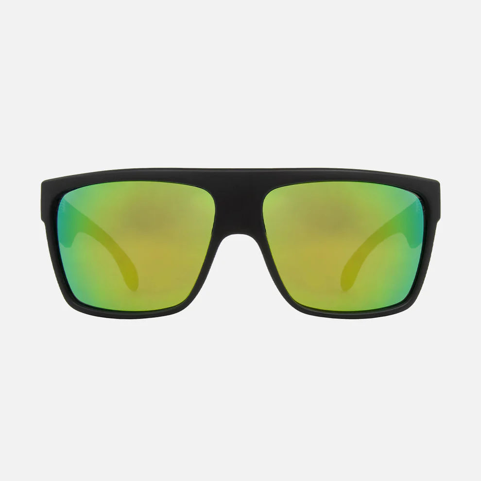 Carve Onyx - Matt Black Black Grey with Green Iridium Lens - Star Surf + Skate