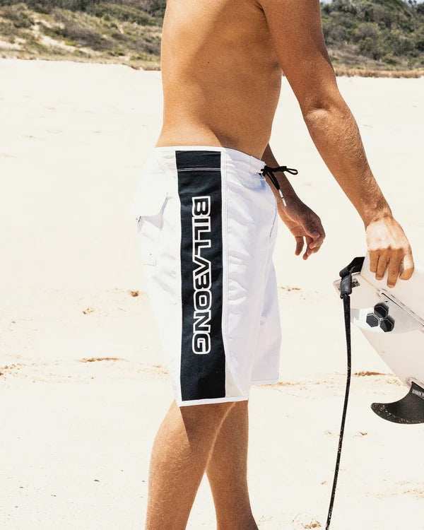 Billabong D Bah Bio Wave Pro 21" Boardshort - White Vintage