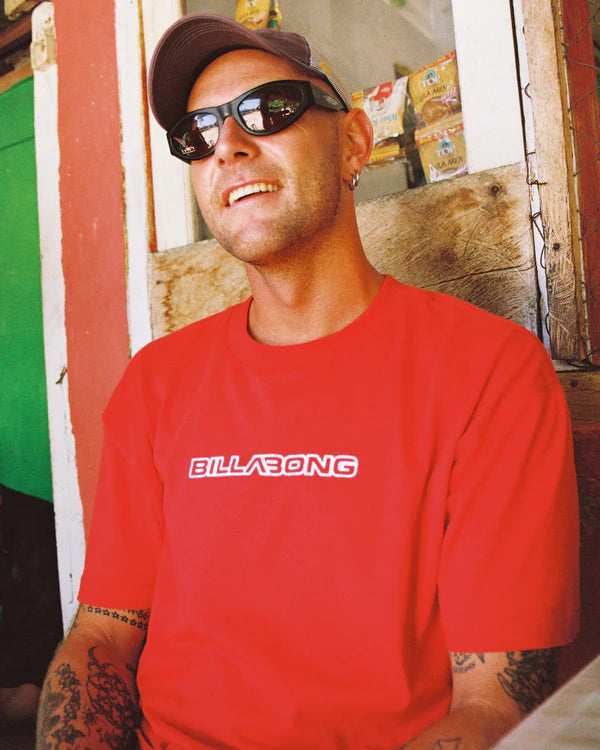 Billabong Halftone OG SS Tee - True Red - Star Surf + Skate