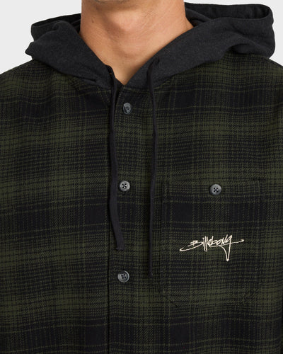 Billabong Baja Sur Flannel Shirt - Black