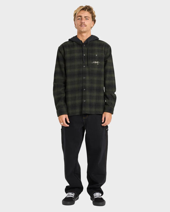 Billabong Baja Sur Flannel Shirt - Black