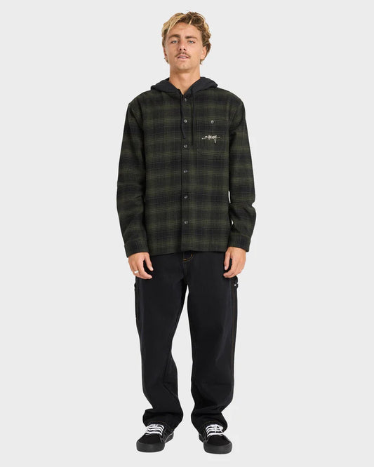 Billabong Baja Sur Flannel Shirt - Black