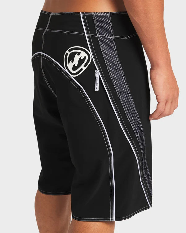 Billabong Fluid 2K Pro Boardshort - Black White - Star Surf + Skate
