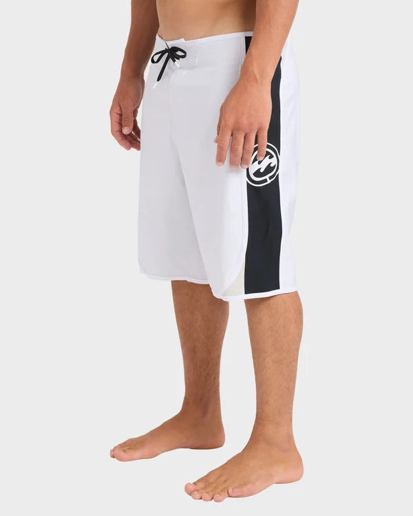 Billabong D Bah Bio Wave Pro 21" Boardshort - White Vintage