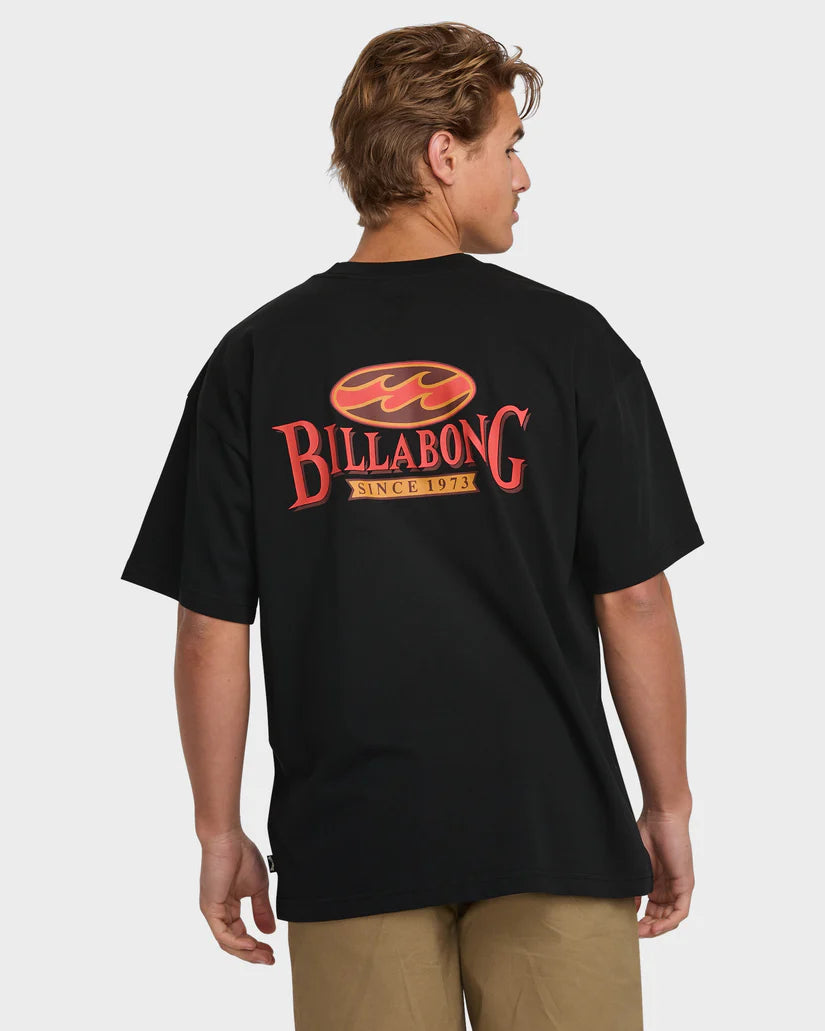 Billabong Double Spread OG SS Tee - Black - Star Surf + Skate