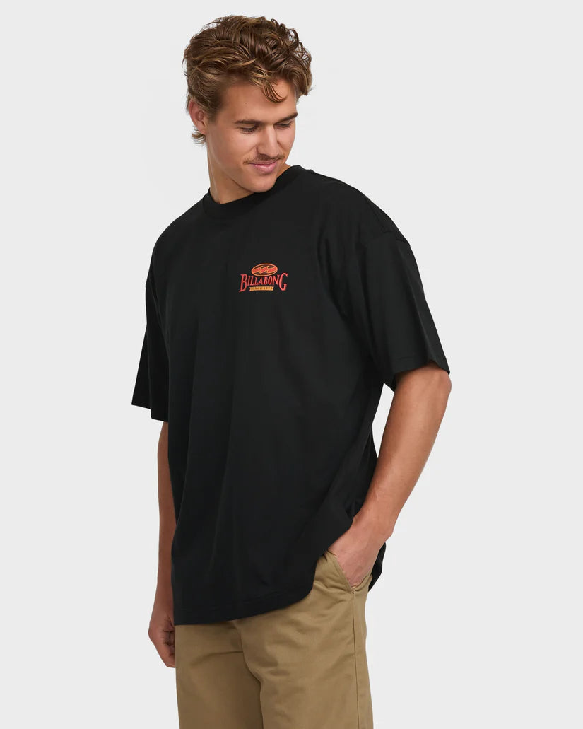 Billabong Double Spread OG SS Tee - Black - Star Surf + Skate