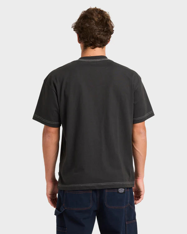 Billabong Bad Dog OG SS Tee - Black Vintage