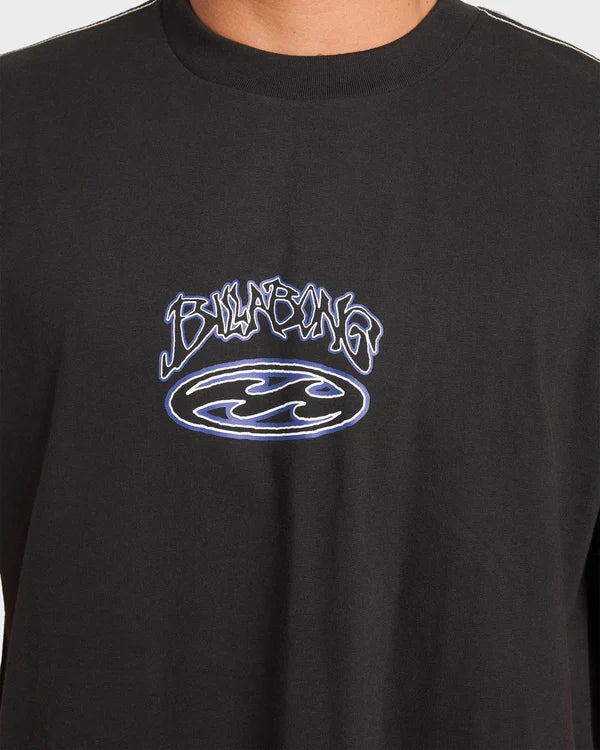 Billabong Bad Dog OG SS Tee - Black Vintage