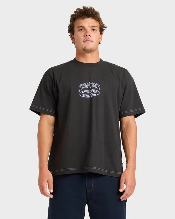 Billabong Bad Dog OG SS Tee - Black Vintage