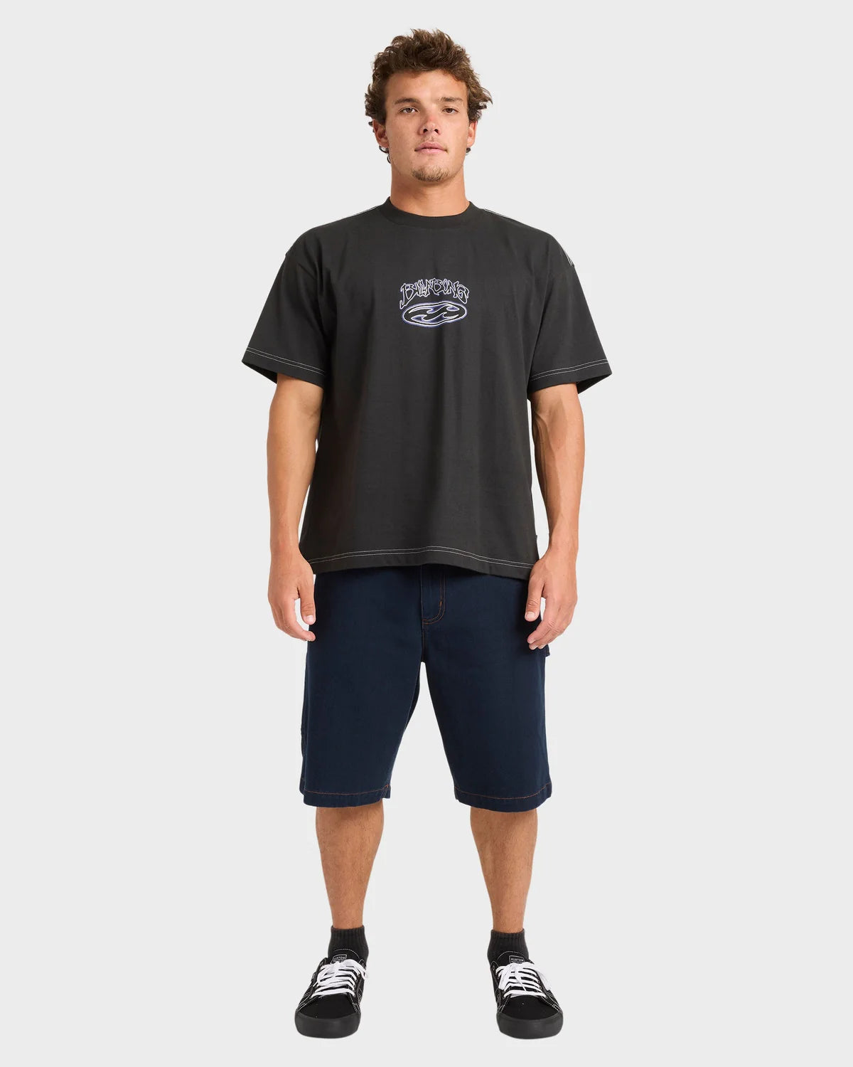 Billabong Bad Dog OG SS Tee - Black Vintage