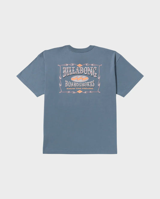 Billabong Double Spread OG SS Tee - Slate Blue - Star Surf + Skate