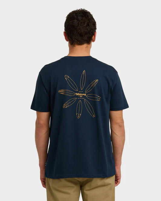 Billabong Quiver Premuim SS Tee - Navy - Star Surf + Skate