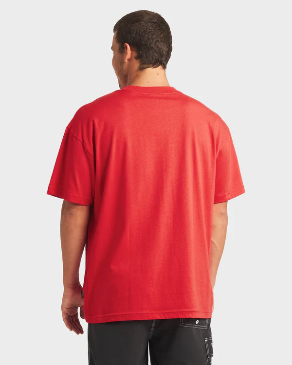 Billabong Halftone OG SS Tee - True Red - Star Surf + Skate