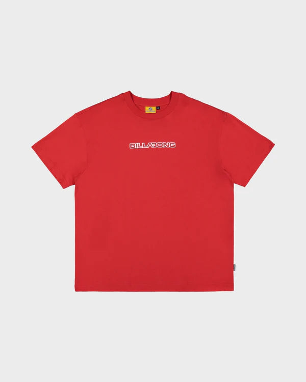 Billabong Halftone OG SS Tee - True Red - Star Surf + Skate