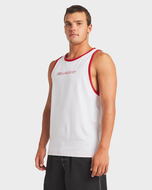 Billabong Spec Tipper Tank - White