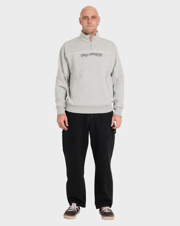 Billabong Spec 1/4 Zip - Light Grey Heather