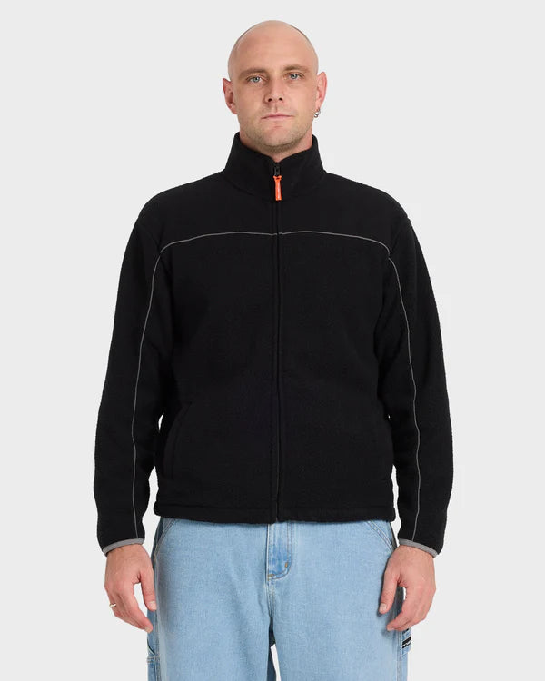 Billabong Spec 73 Polar Zip Thru Fleece Jacket - Black