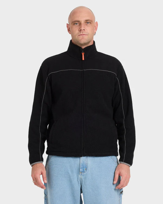 Billabong Spec 73 Polar Zip Thru Fleece Jacket - Black