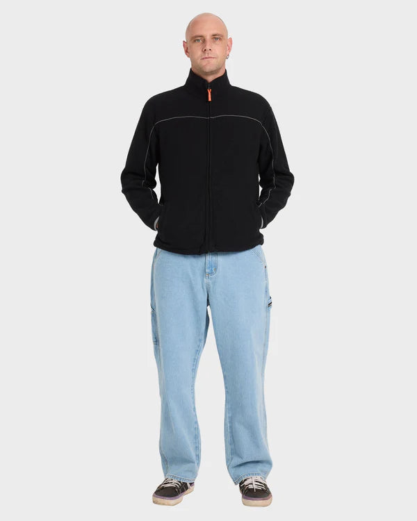 Billabong Spec 73 Polar Zip Thru Fleece Jacket - Black