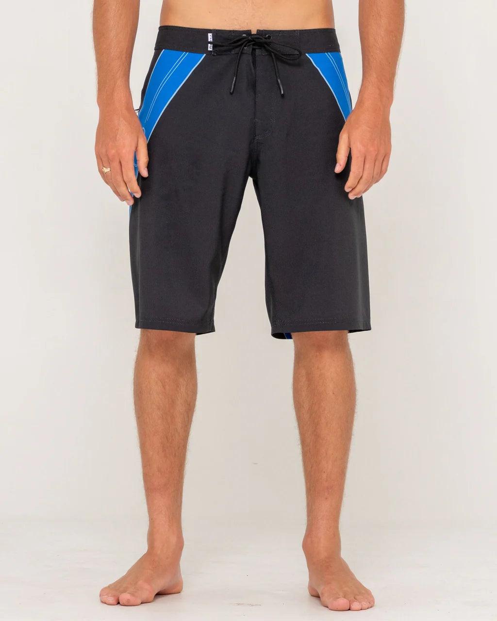 Rusty Stingray Fixed Waist Boardshort - Black