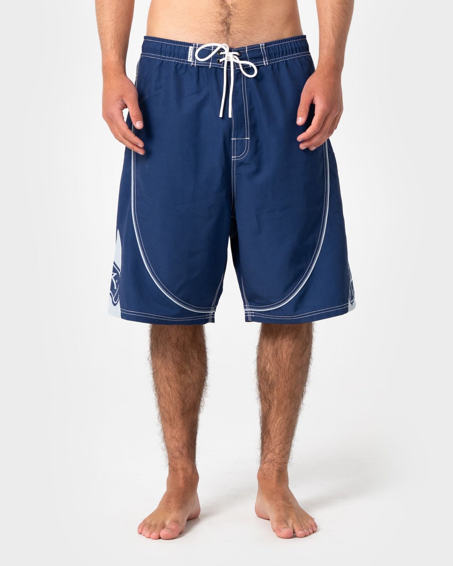 Rusty Deathroll Hybrid Waist Boardshort - Dark Blue - Star Surf + Skate