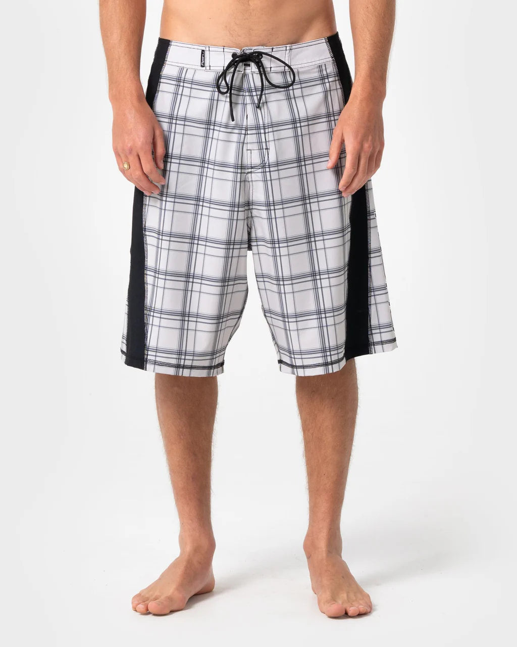 Rusty Cyberpunk Fixed Waist Boardshort - Stone Grey - Star Surf + Skate
