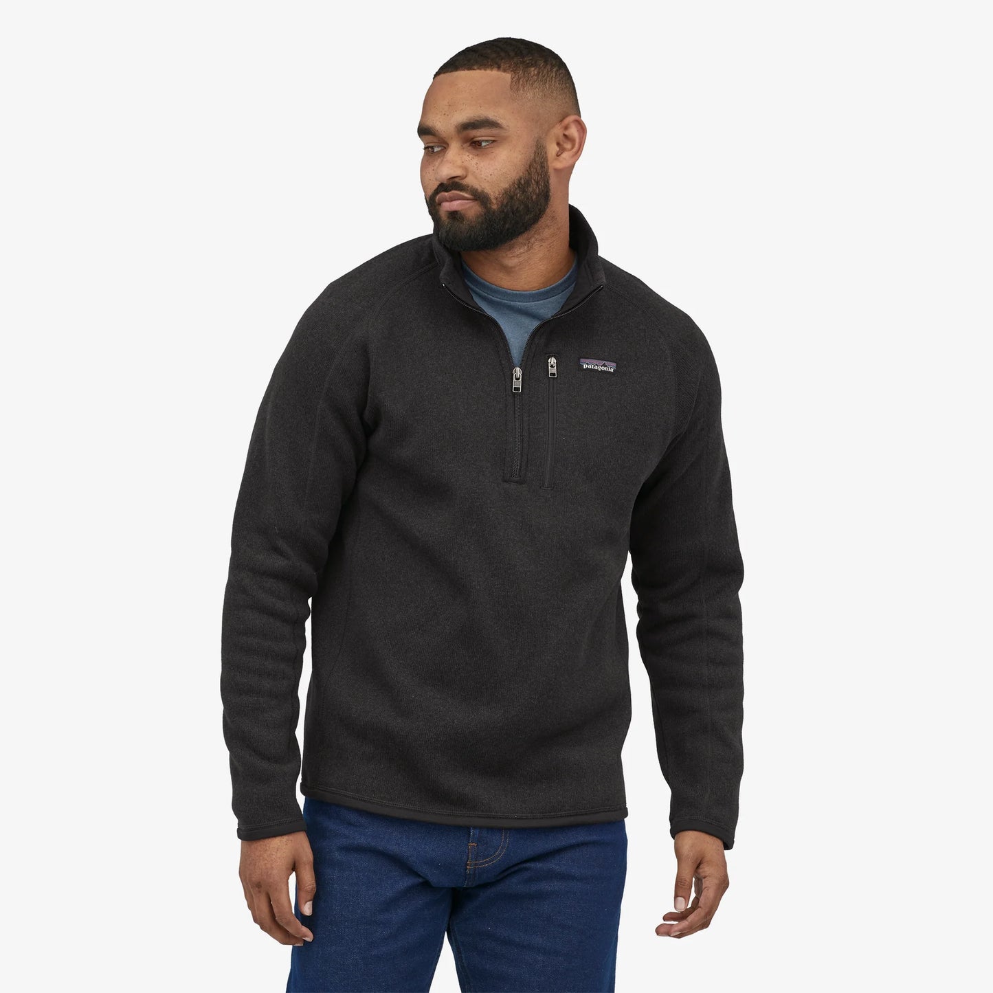 Patagonia Men's Better Sweater 1/4 Zip Fleece - Black