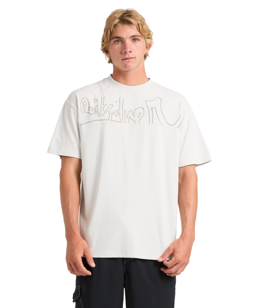 Quiksilver Top Knit Top SS Tee - Grey Violet - Star Surf + Skate